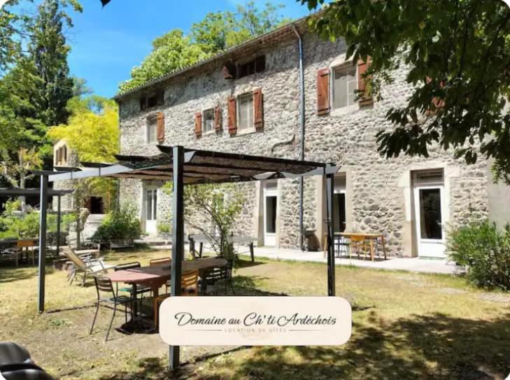 Gite De Groupe - Domaine Au Ch'Ti Ardechois Rochessauve Eksteriør billede